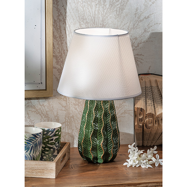 Lampada da tavolo in ceramica Cactus 2 colori